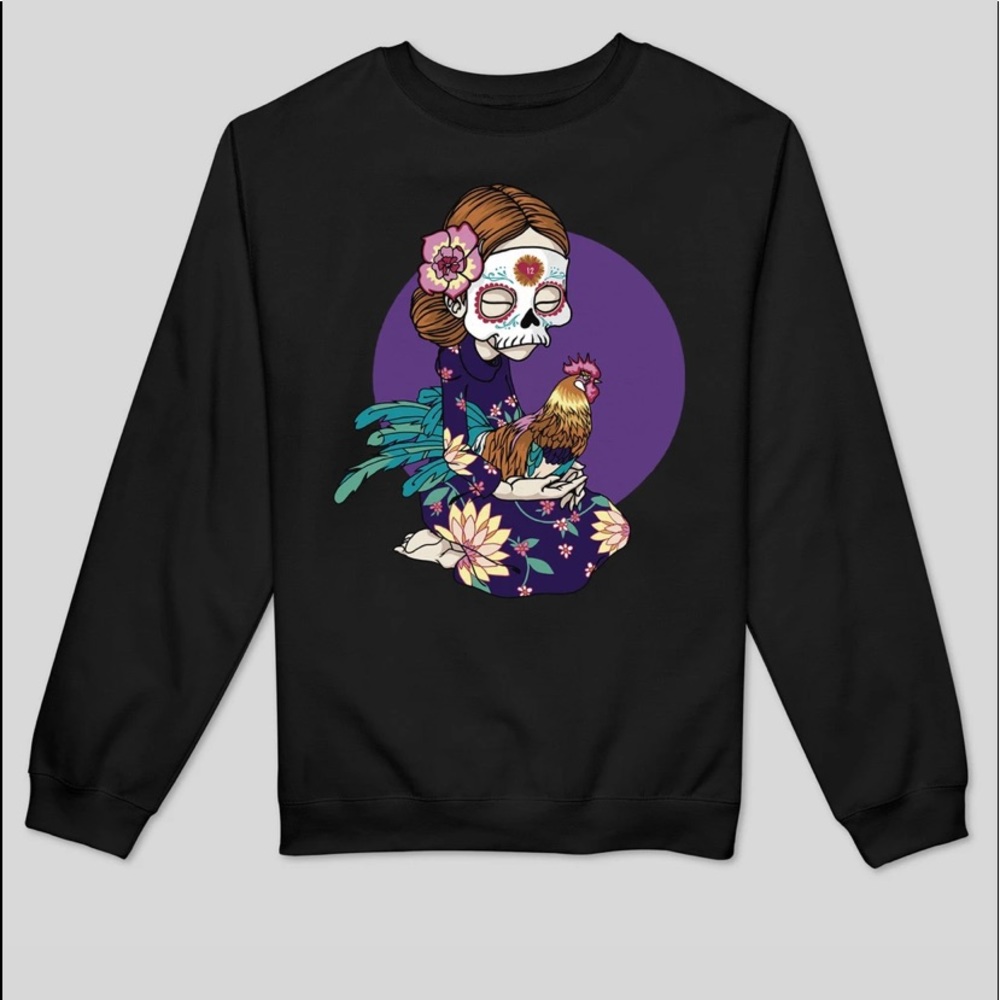 Upper playground black crewneck